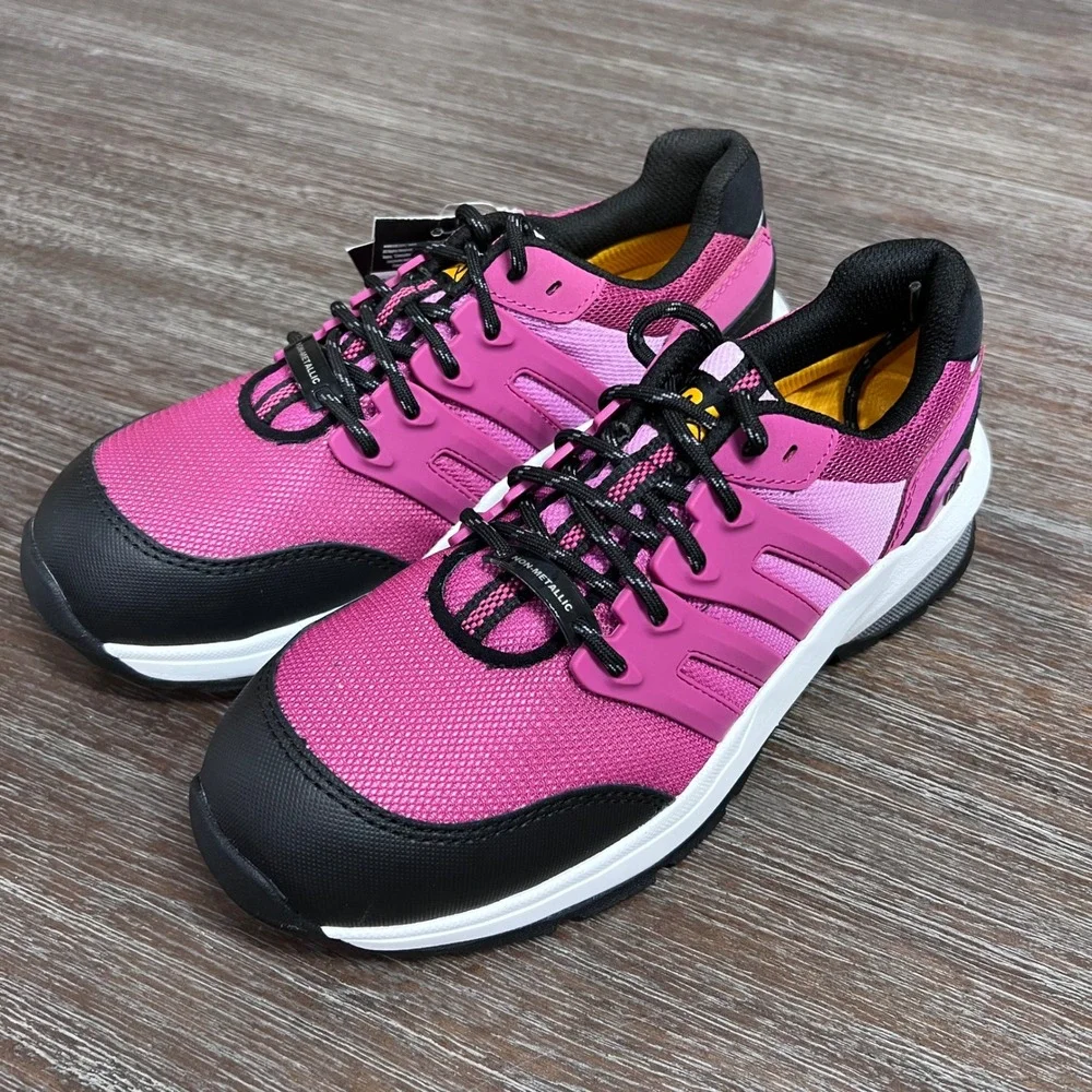 CAT Streamline 2.0 Womens Composite Toe Work Shoes P91355 Fuchsia Size 7.5,‎ New